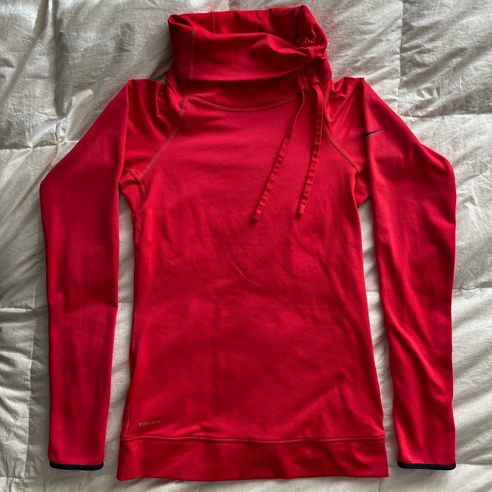 Nike (turtleneck), Size S, Color: red orange